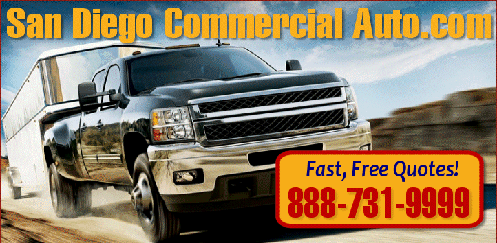 fast and free California business auto and commercial truck insurance from  owners insurance quotes from San Diego Commercial Auto.com